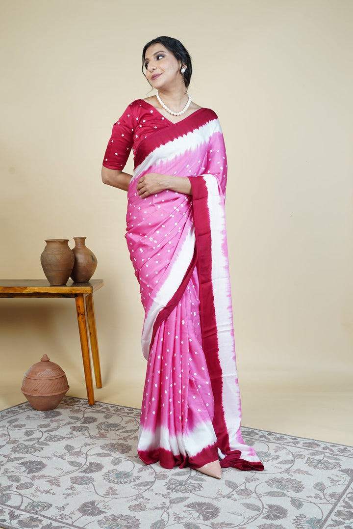 Shringaar Bandhani Saree  | SHOBITAM