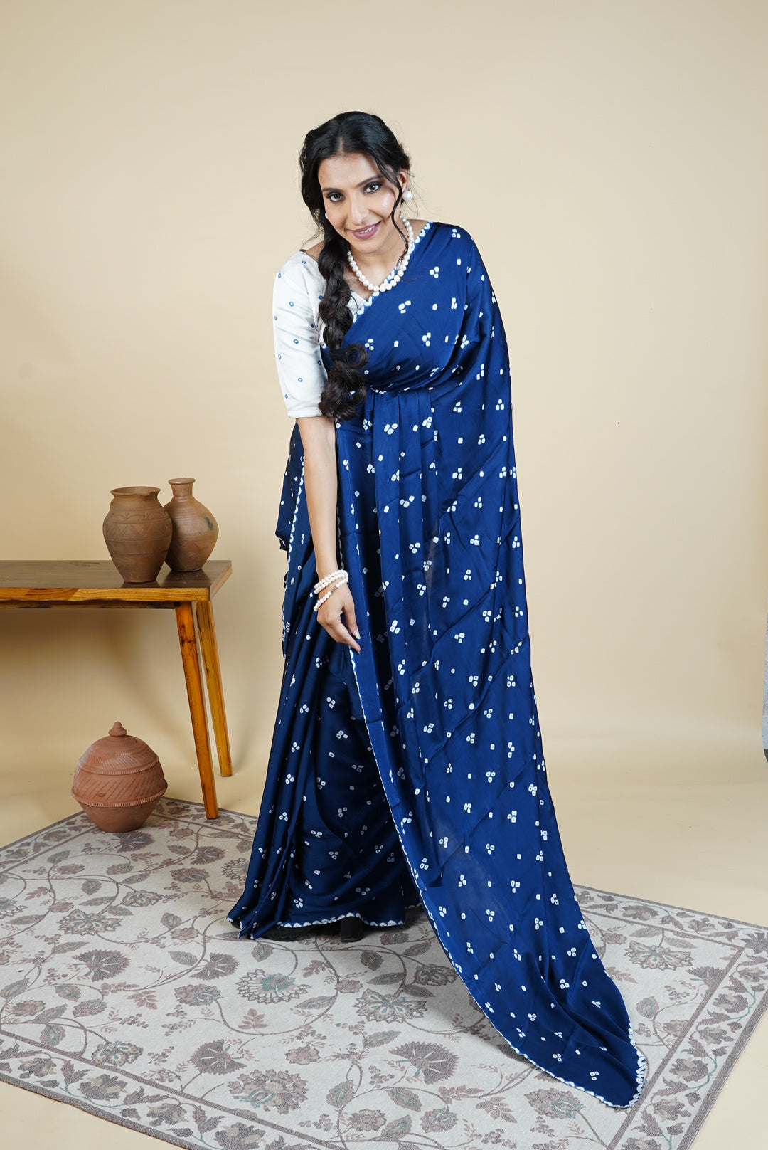 Odhani Bandhani Saree | SHOBITAM