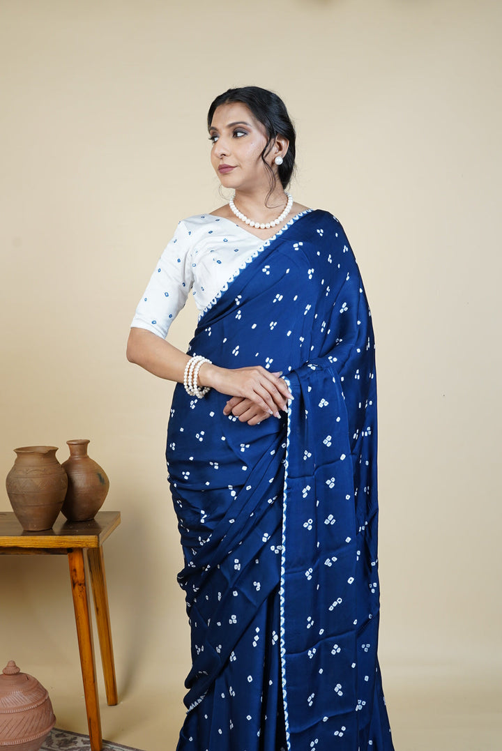 Odhani Bandhani Saree | SHOBITAM