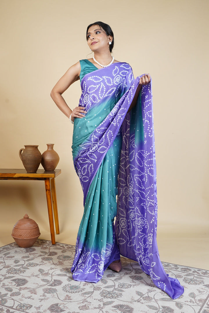 Maayro Bandhani Saree  | SHOBITAM