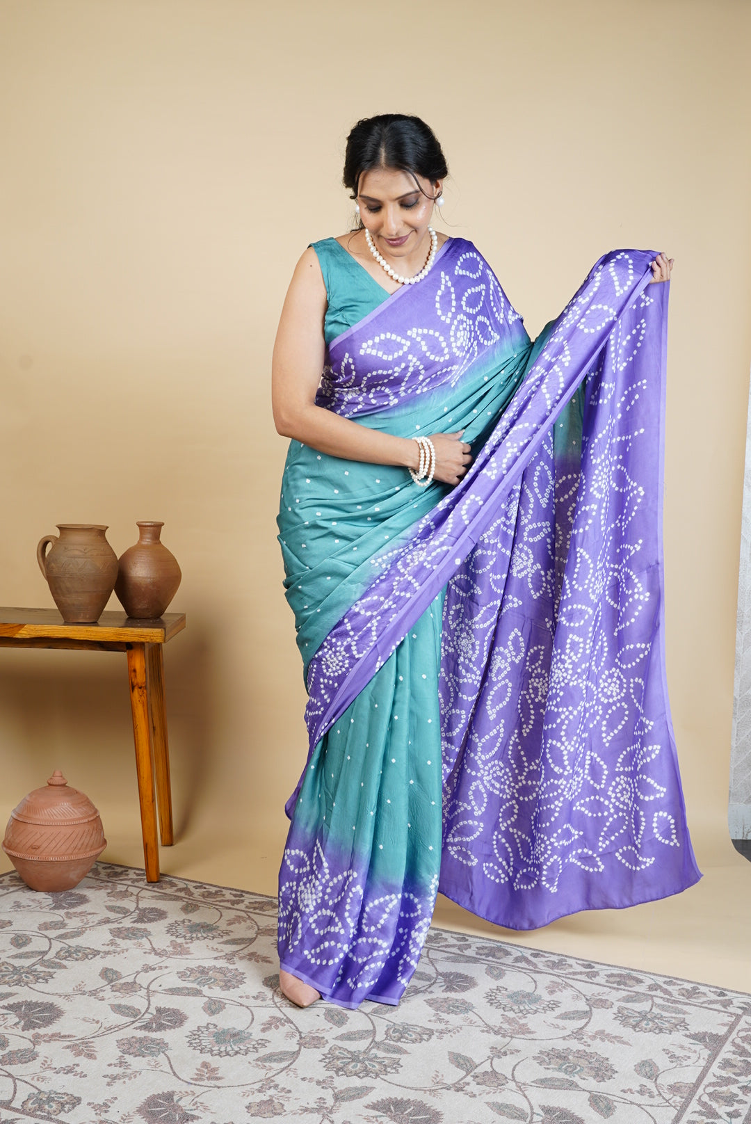 Maayro Bandhani Saree  | SHOBITAM