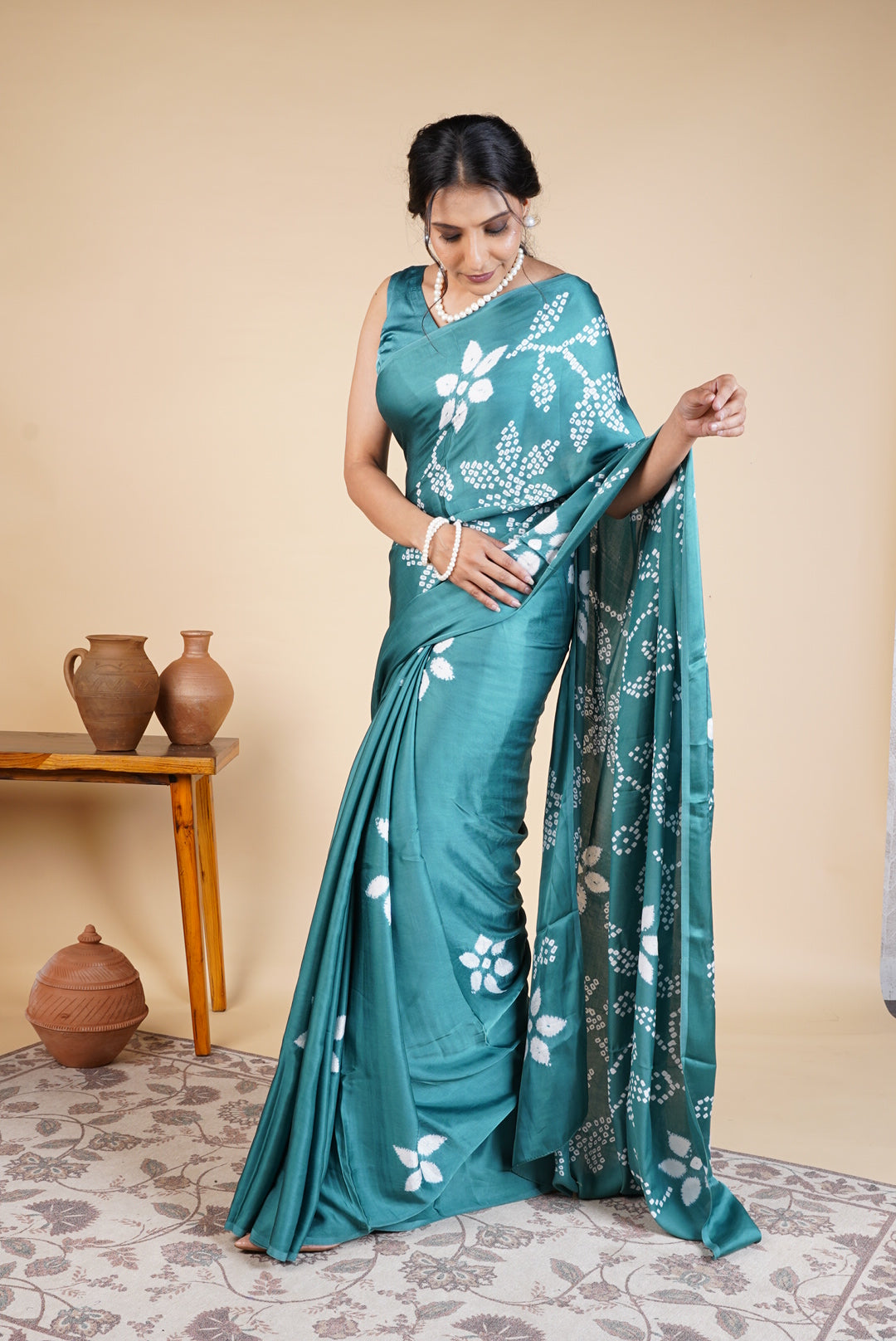 Taran Bandhani Saree | SHOBITAM