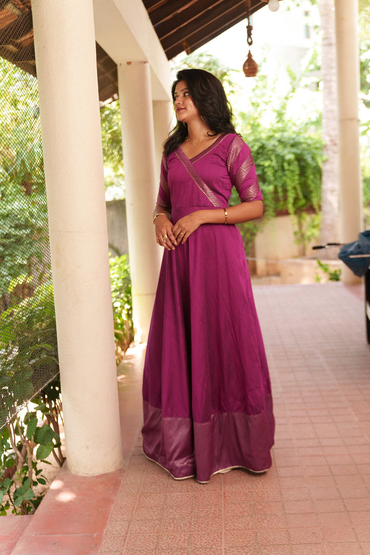Anjana Magenta Dress | Made To Order