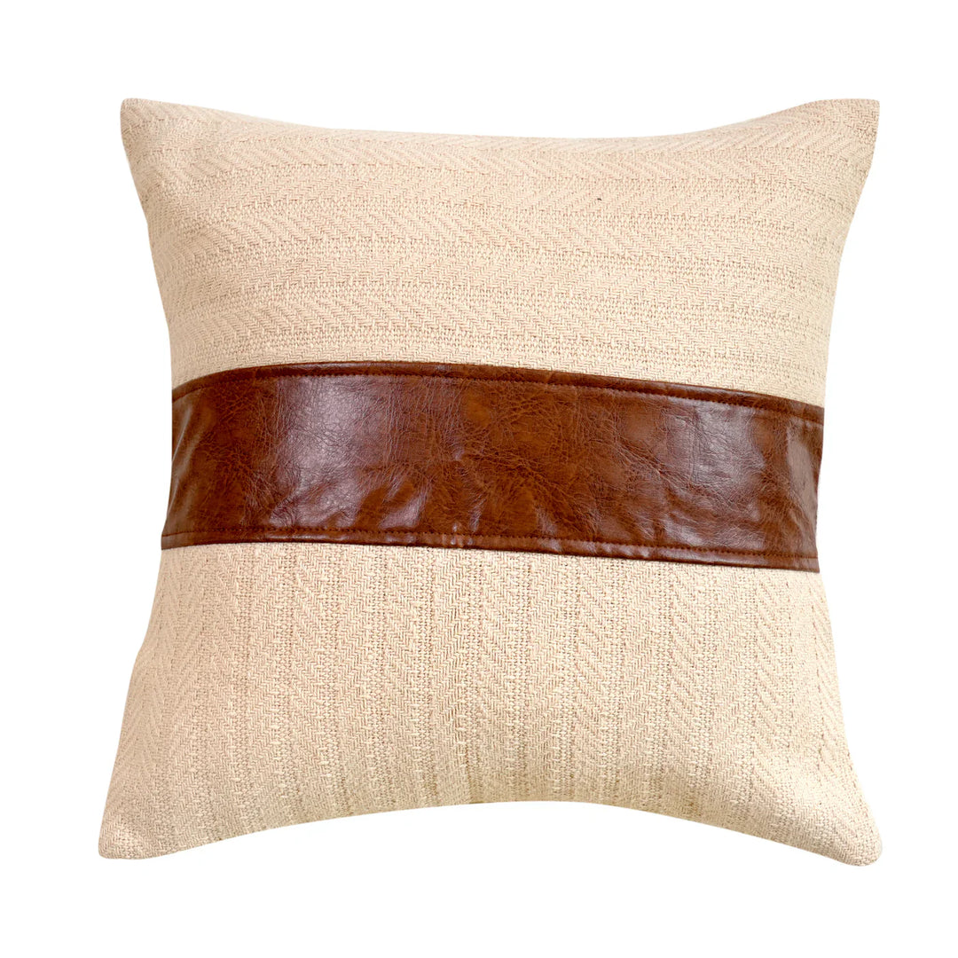 Urban Edge Cushion Covers Stone Beige, 16" x 16", Pack of 2