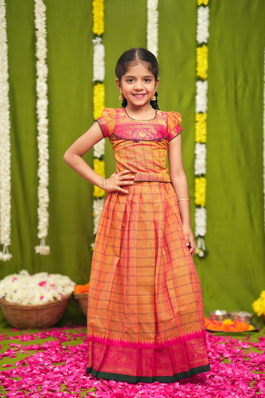 Samaira Yellow Lehenga Mini | Made To Order