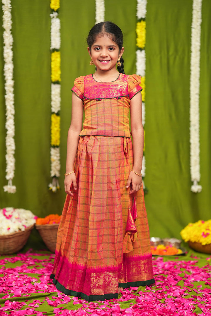 Samaira Yellow Lehenga Mini | Made To Order