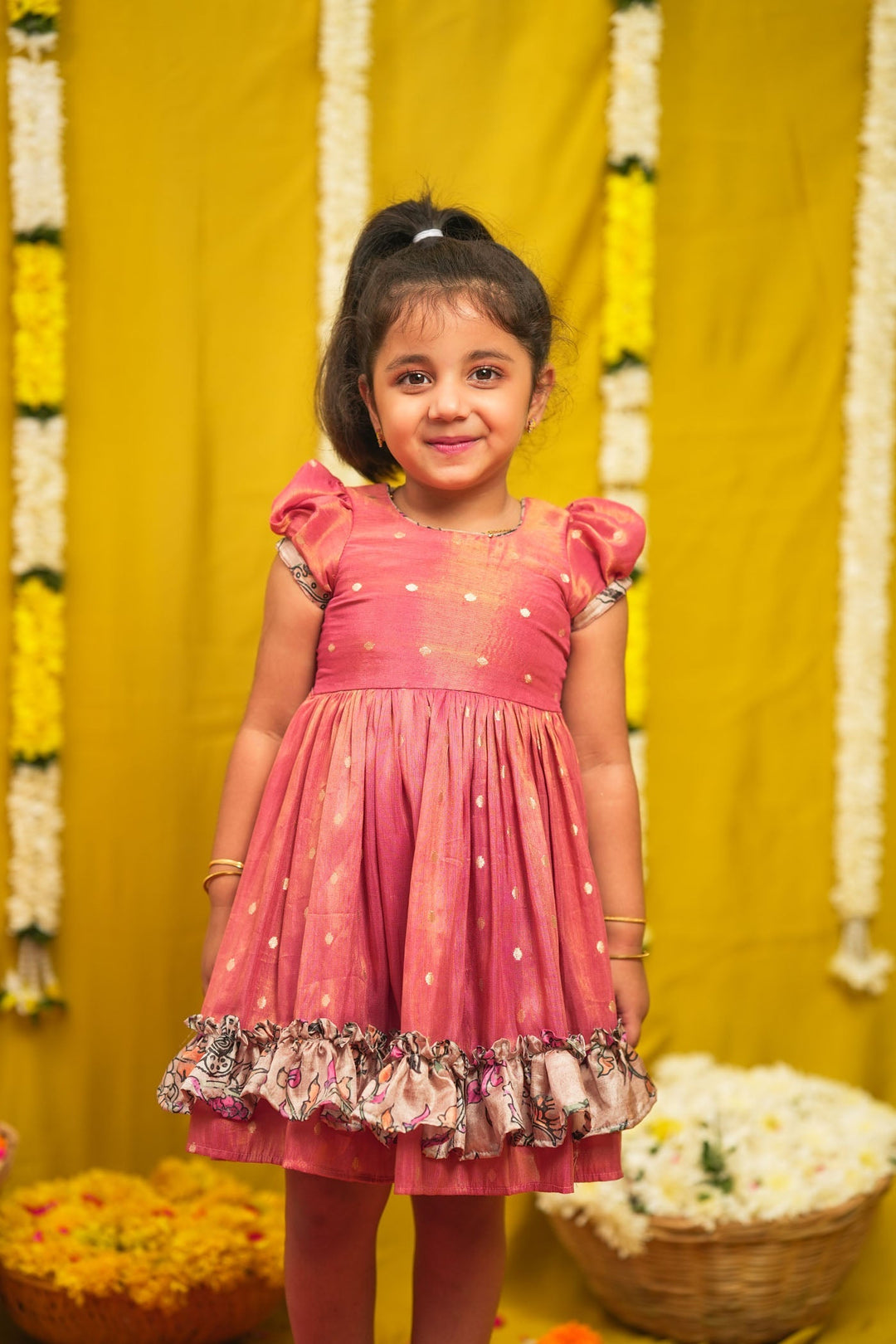 Charita Rose Pink Frock Mini | SHOBITAM