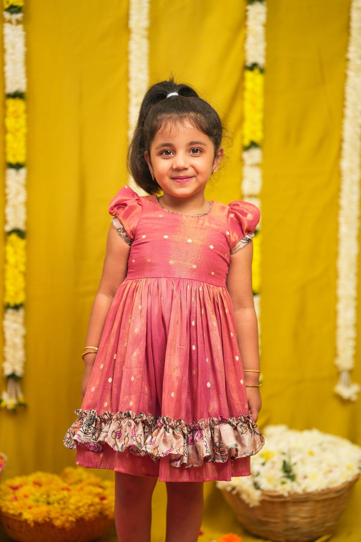 Charita Rose Pink Frock Mini | SHOBITAM