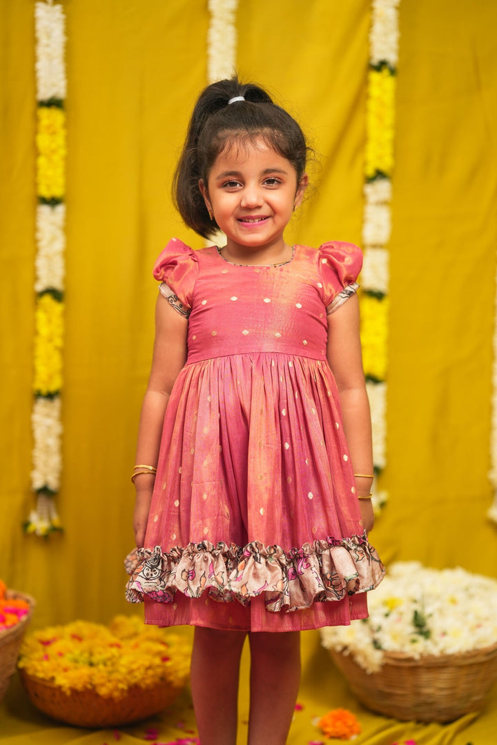 Charita Rose Pink Frock Mini | SHOBITAM