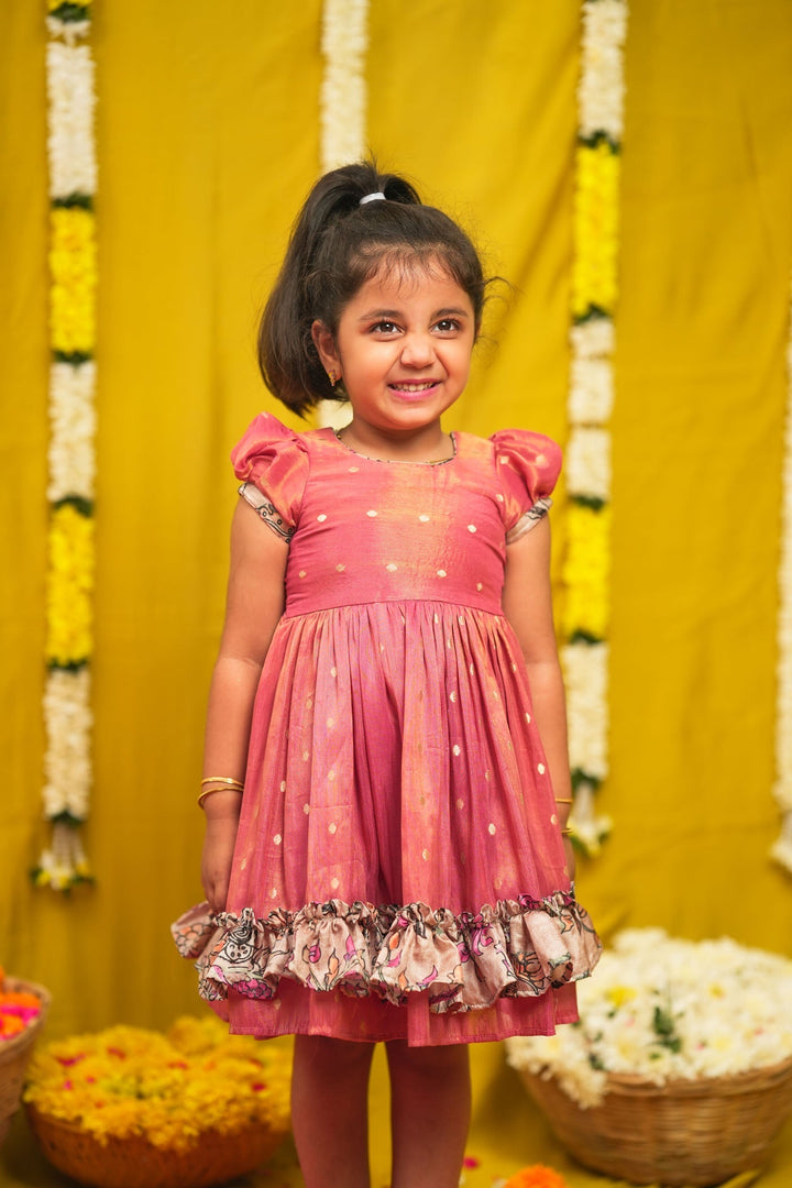 Charita Rose Pink Frock Mini | SHOBITAM