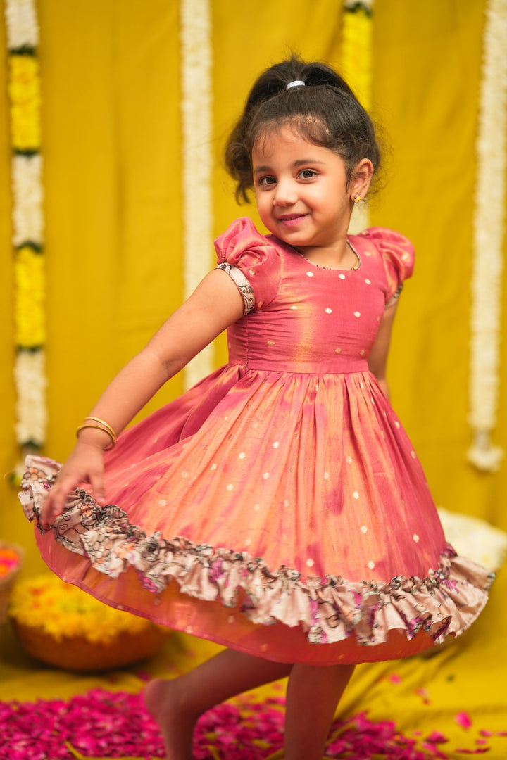 Charita Rose Pink Frock Mini | SHOBITAM