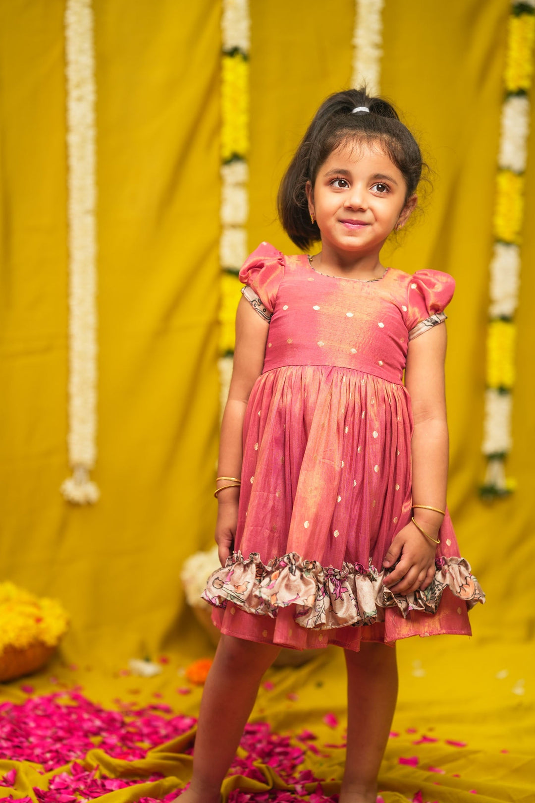 Charita Rose Pink Frock Mini | SHOBITAM