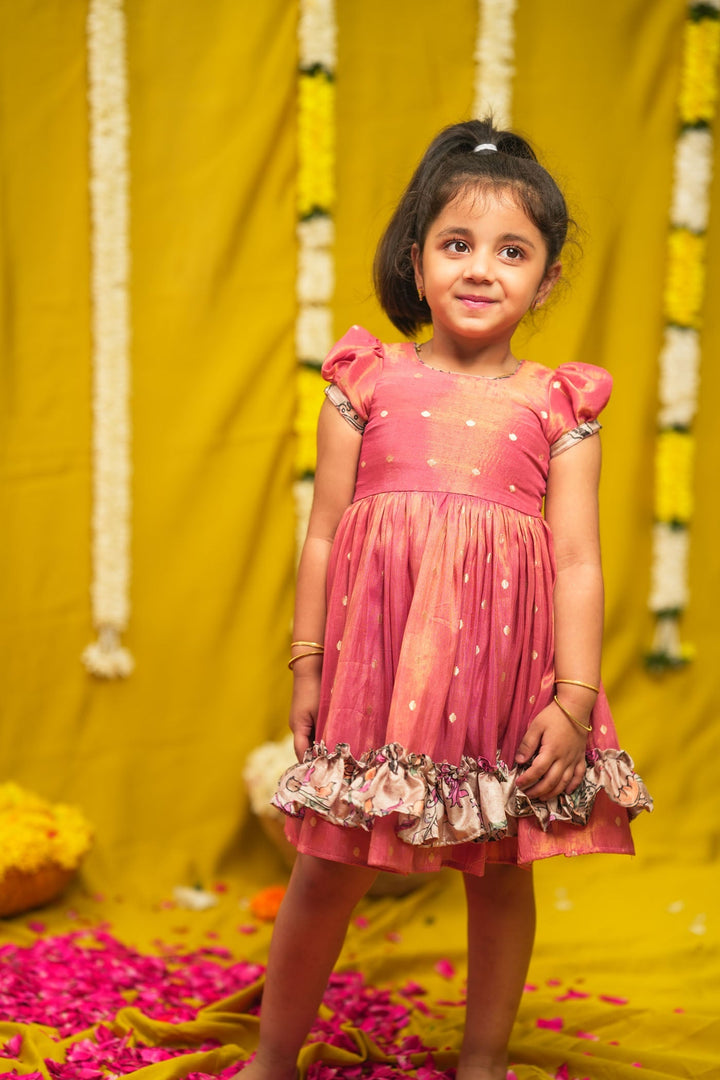 Charita Rose Pink Frock Mini | SHOBITAM