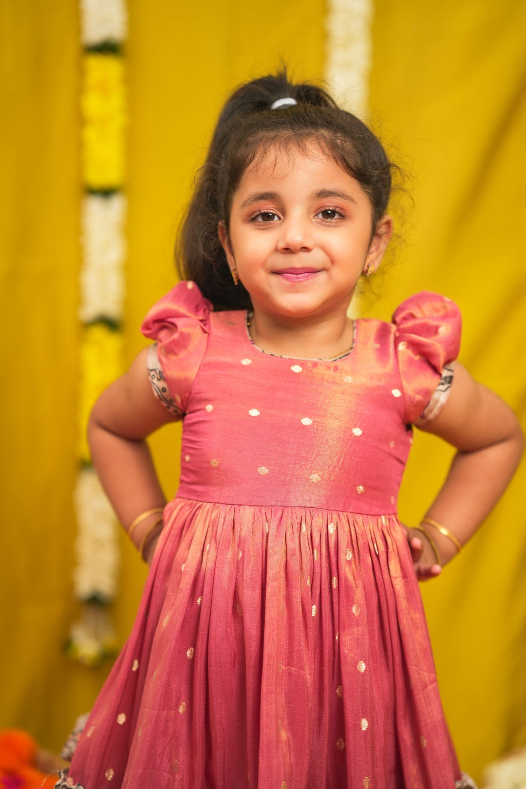 Charita Rose Pink Frock Mini | SHOBITAM