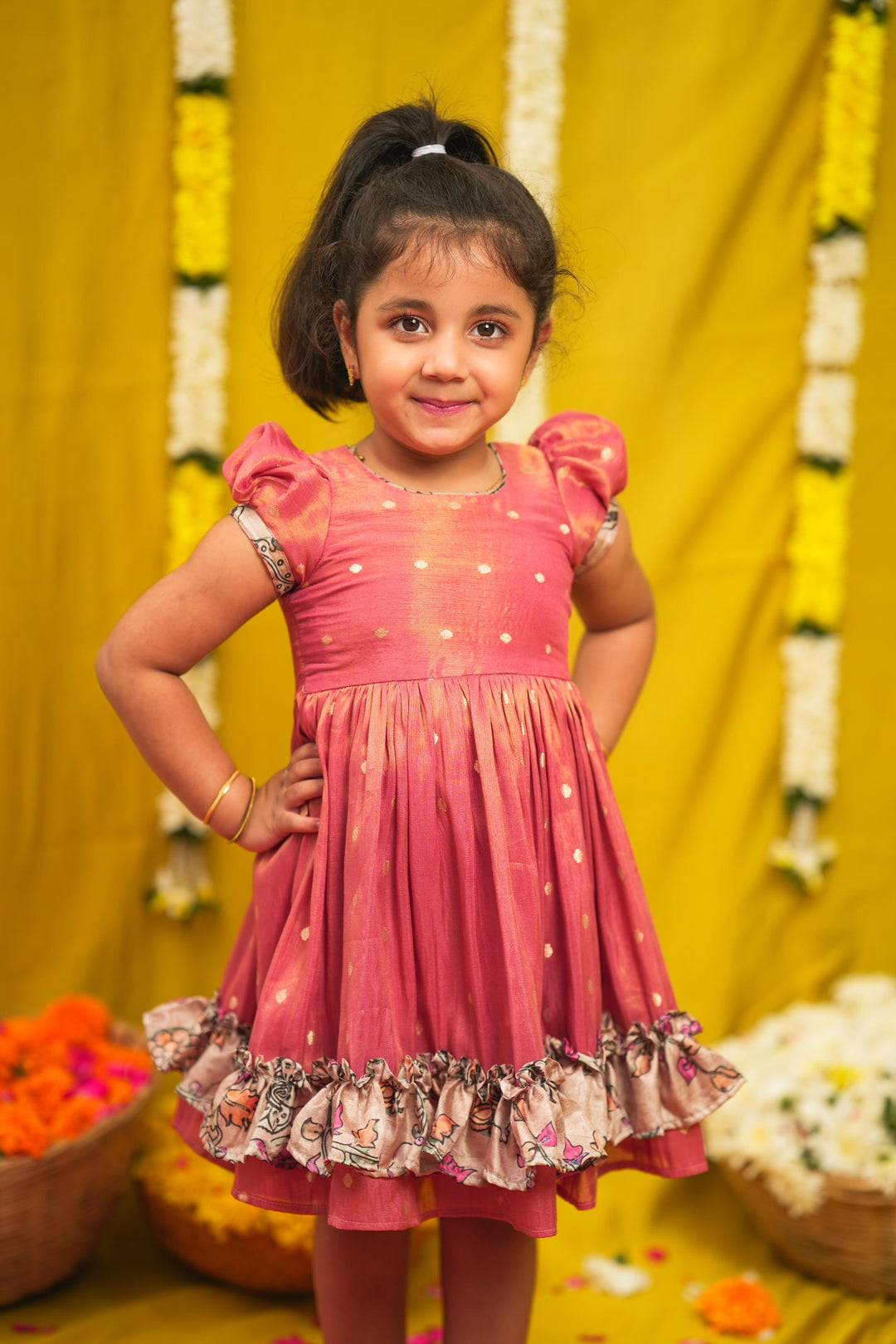 Charita Rose Pink Frock Mini | Made To Order