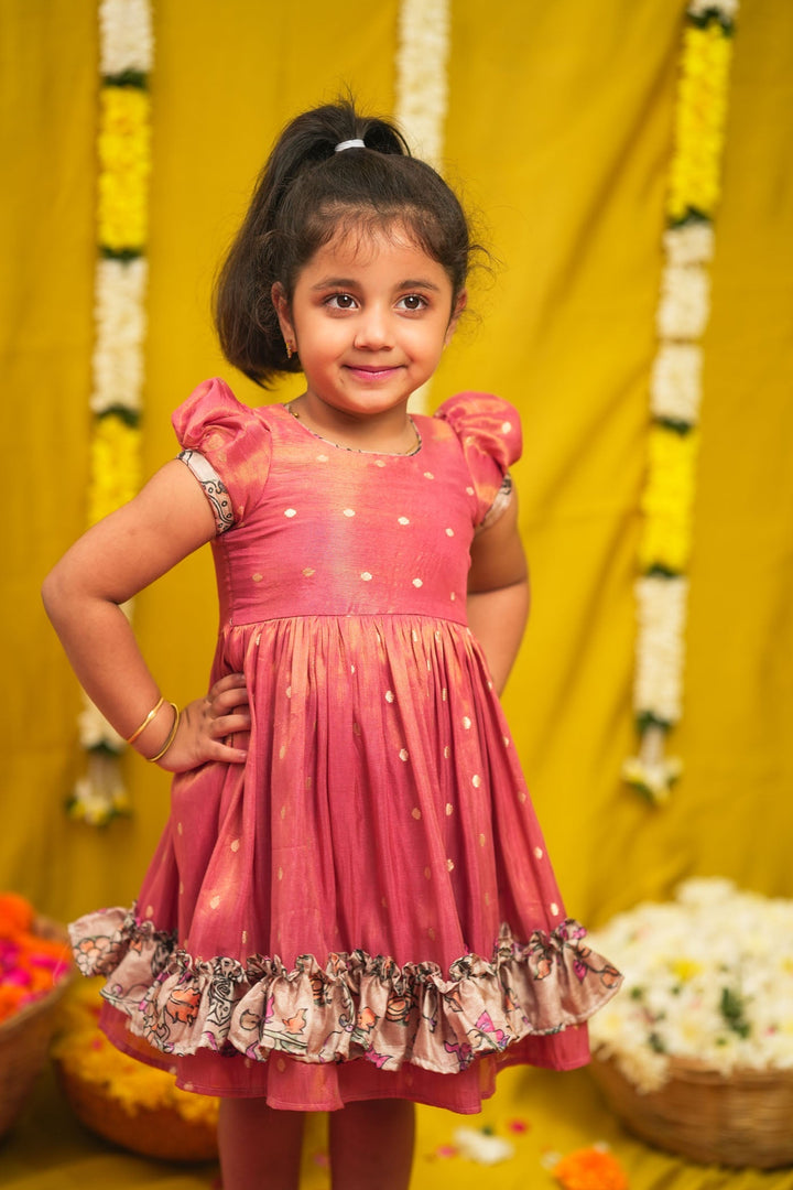 Charita Rose Pink Frock Mini | SHOBITAM