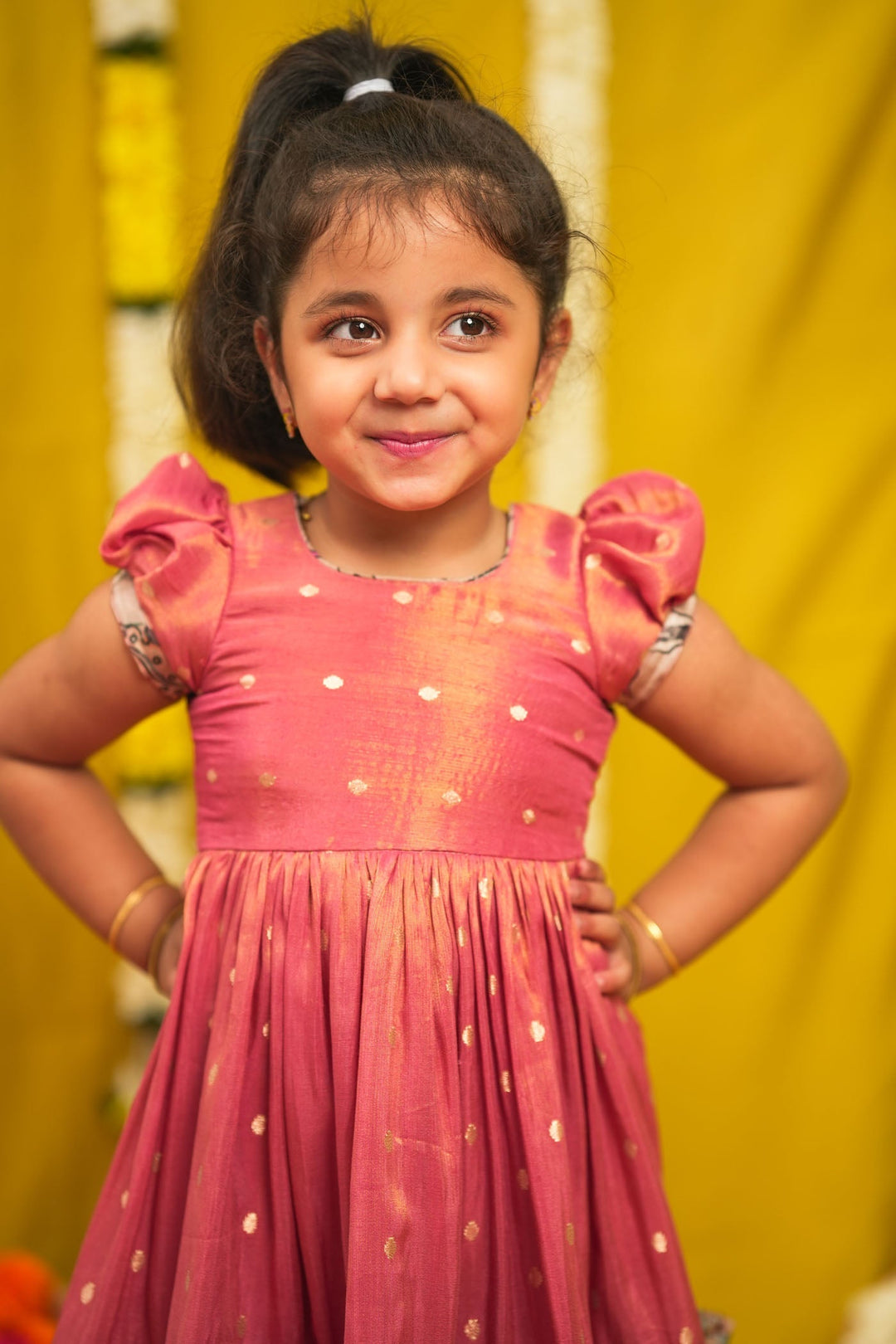 Charita Rose Pink Frock Mini | SHOBITAM
