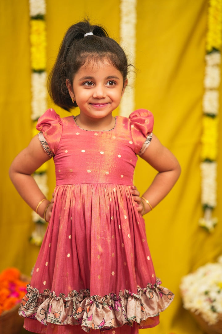 Charita Rose Pink Frock Mini | SHOBITAM