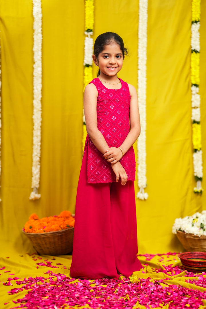 Isai Pink mini kurti | Made To Order