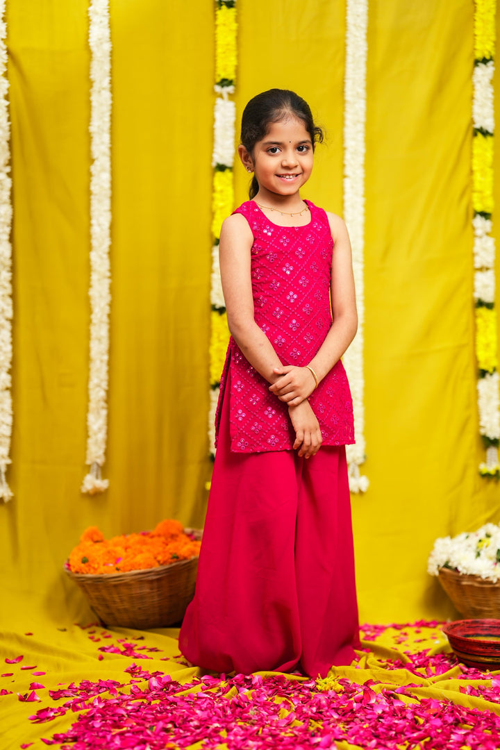 Isai Pink mini kurti | Made To Order