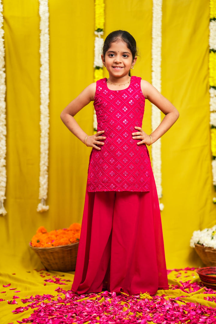 Isai Pink mini kurti | Made To Order