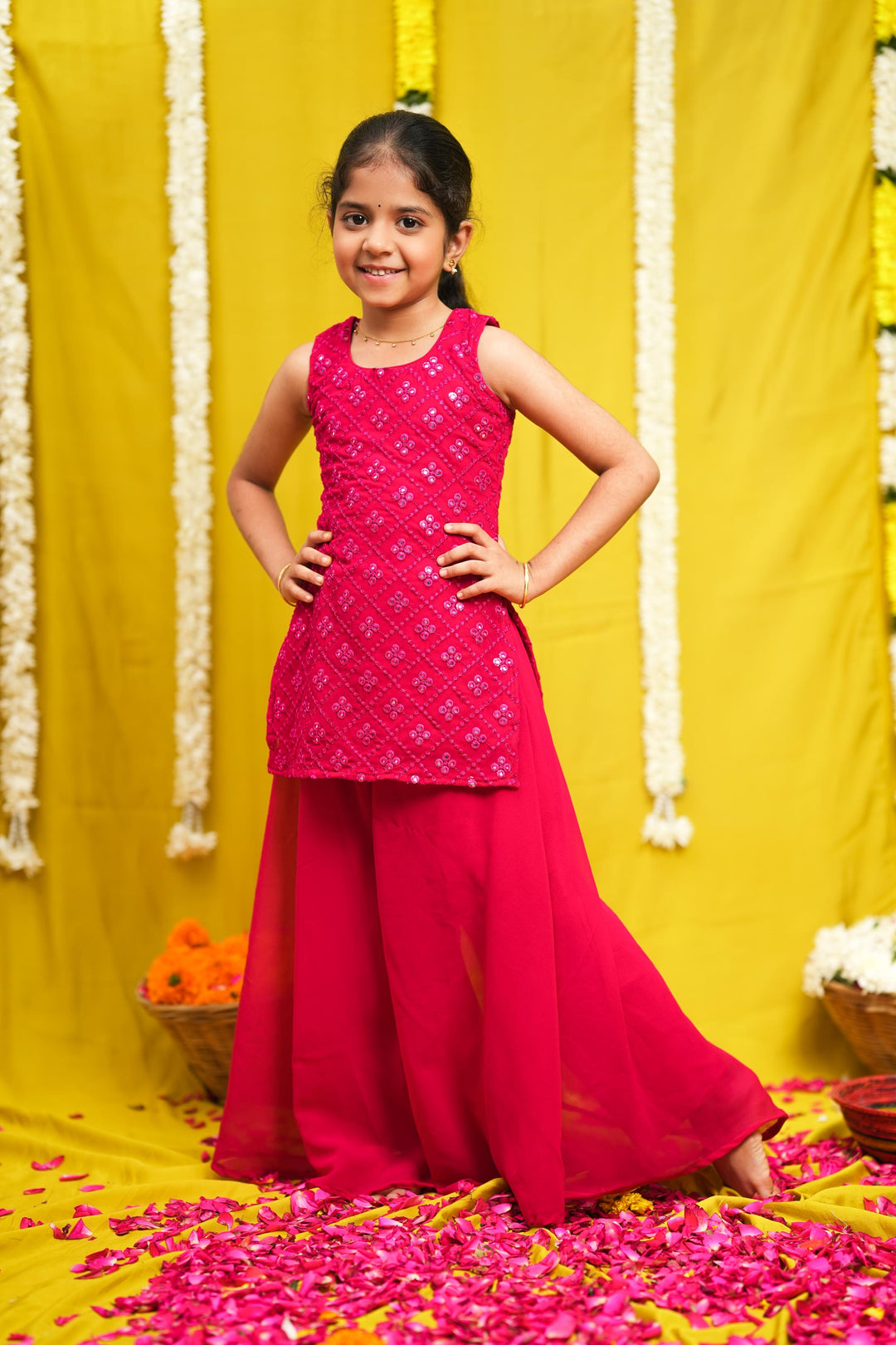 Isai Pink mini kurti | Made To Order