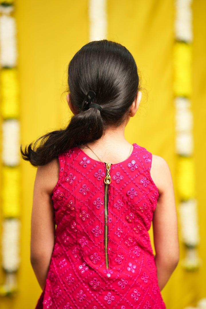Isai Pink mini kurti | Made To Order