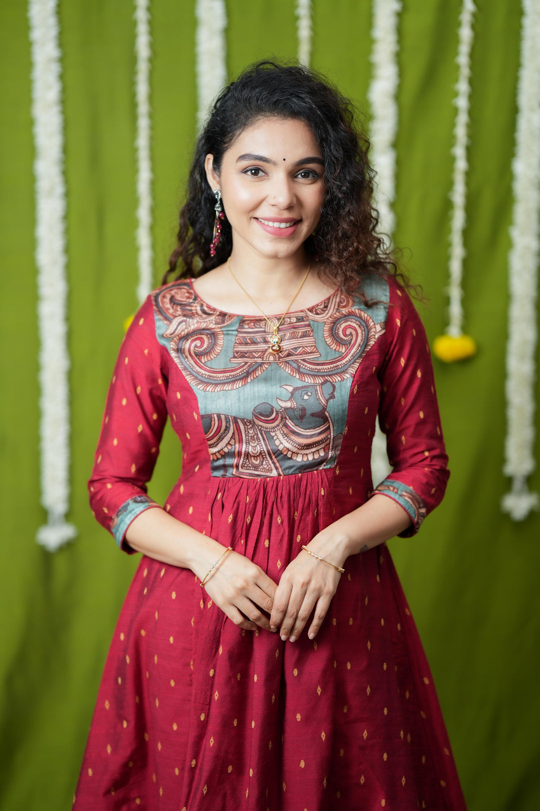 Vedha Red Co-ord Set | Made To Order