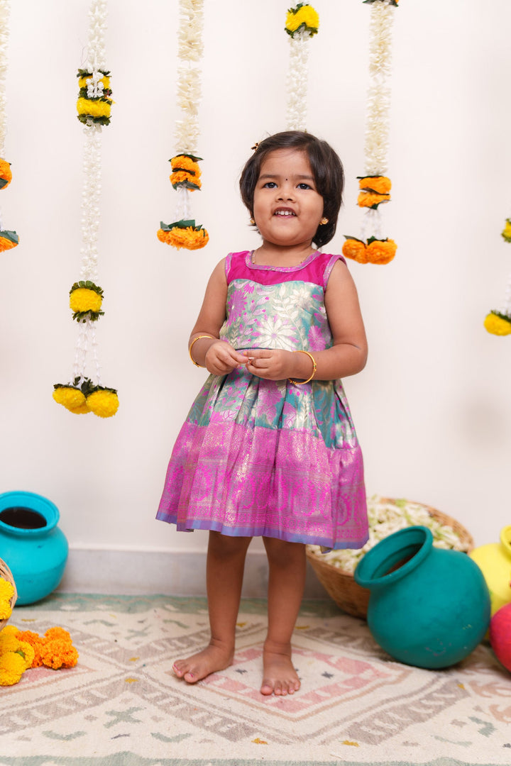 Varuni Pink & Blue Mini | Made To Order