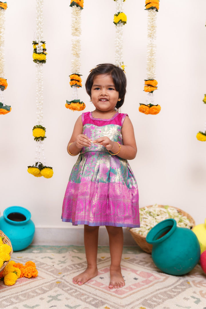 Varuni Pink & Blue Mini | Made To Order