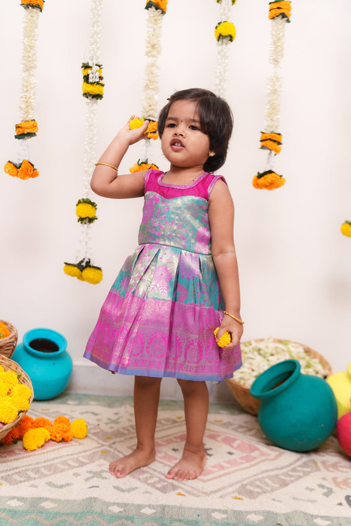 Varuni Pink & Blue Mini | Made To Order