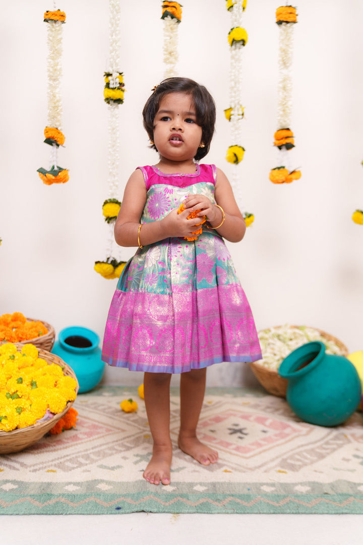 Varuni Pink & Blue Mini | Made To Order