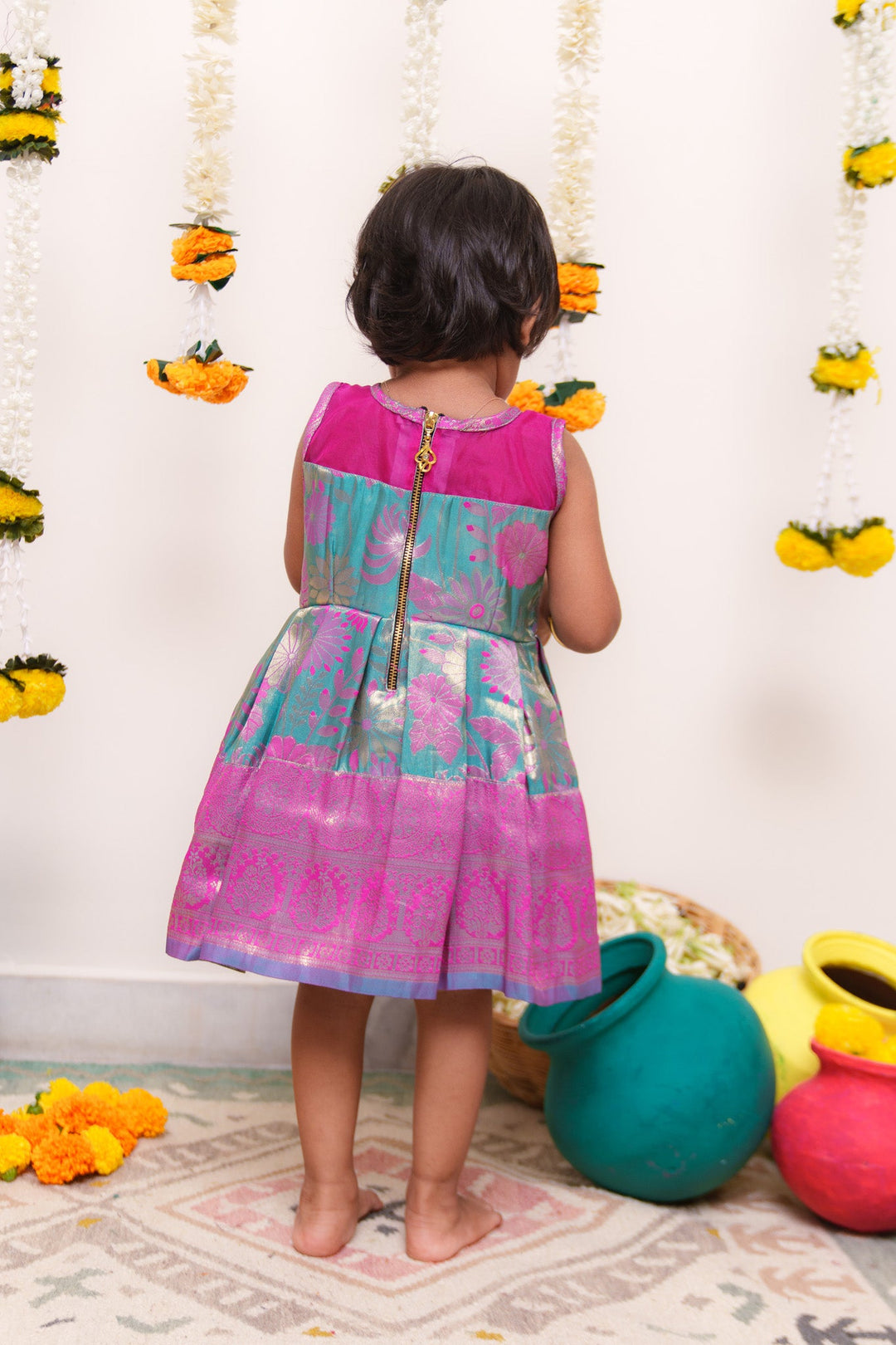 Varuni Pink & Blue Mini | Made To Order