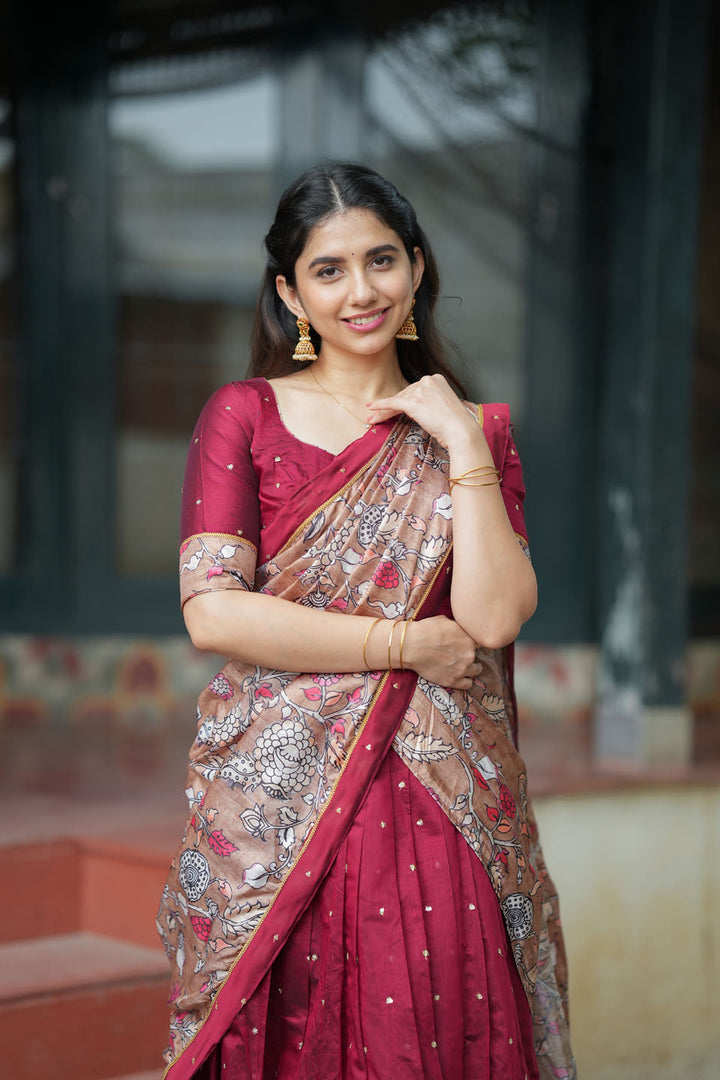 Manaswini Red Lehenga Set | Made to Order | SHOBITAM