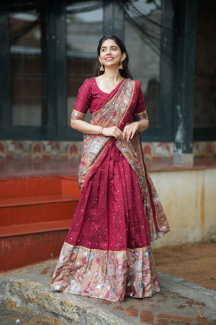Manaswini Red Lehenga Set | Made to Order | SHOBITAM