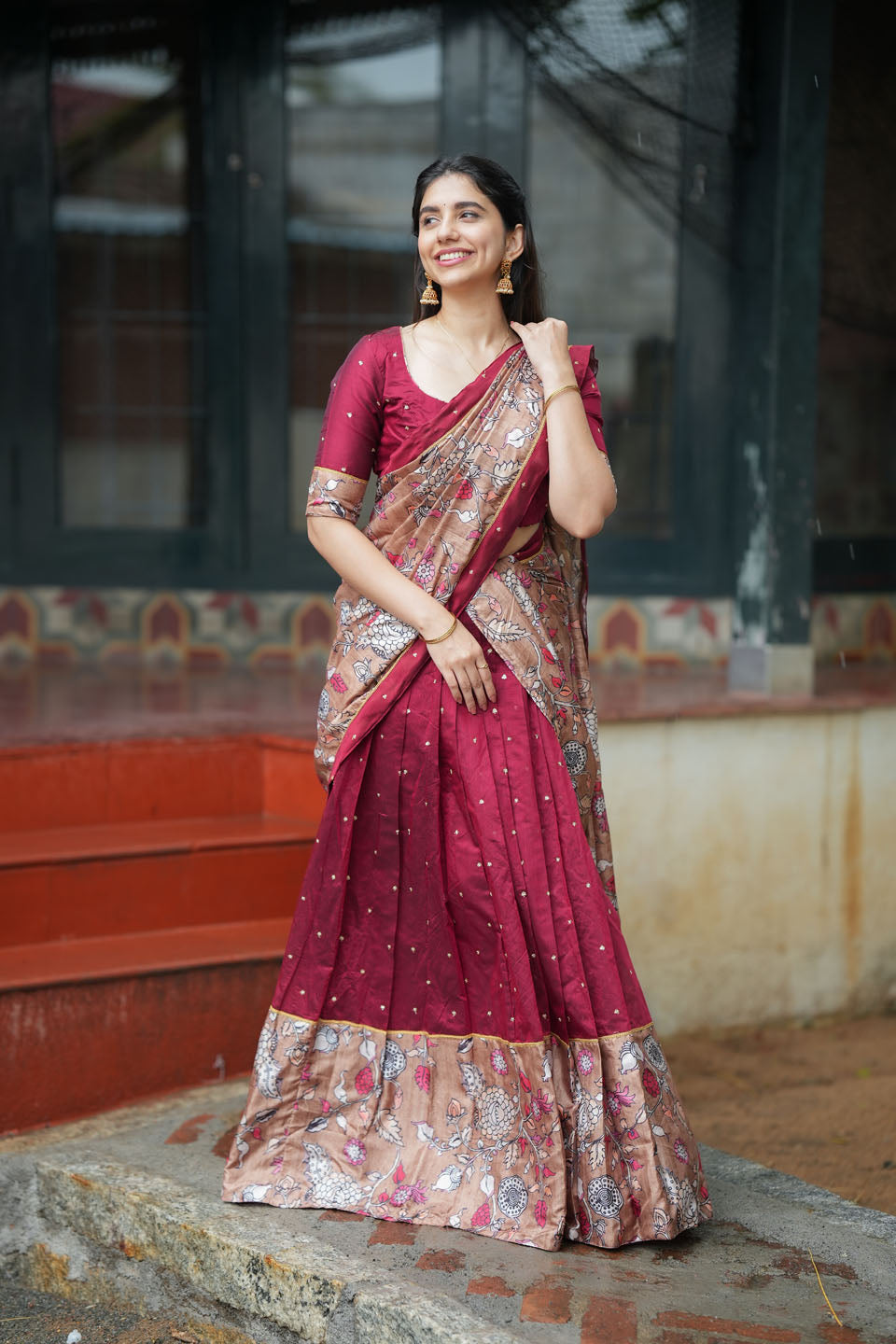 Manaswini Red Lehenga Set | Made to Order | SHOBITAM