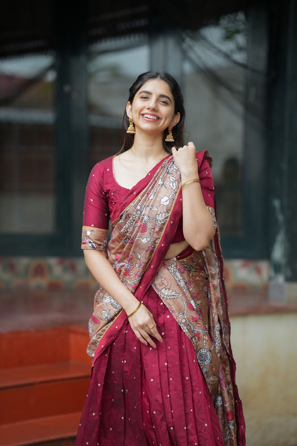 Manaswini Red Lehenga Set | Made to Order | SHOBITAM