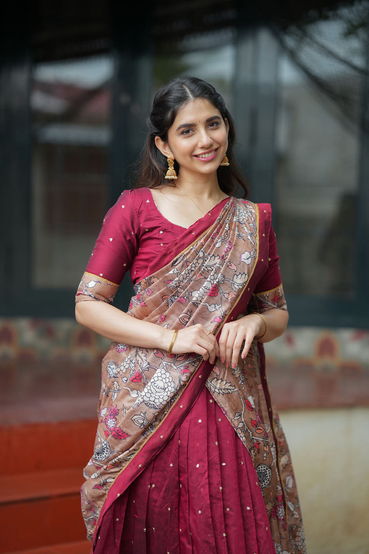 Manaswini Red Lehenga Set | Made to Order | SHOBITAM