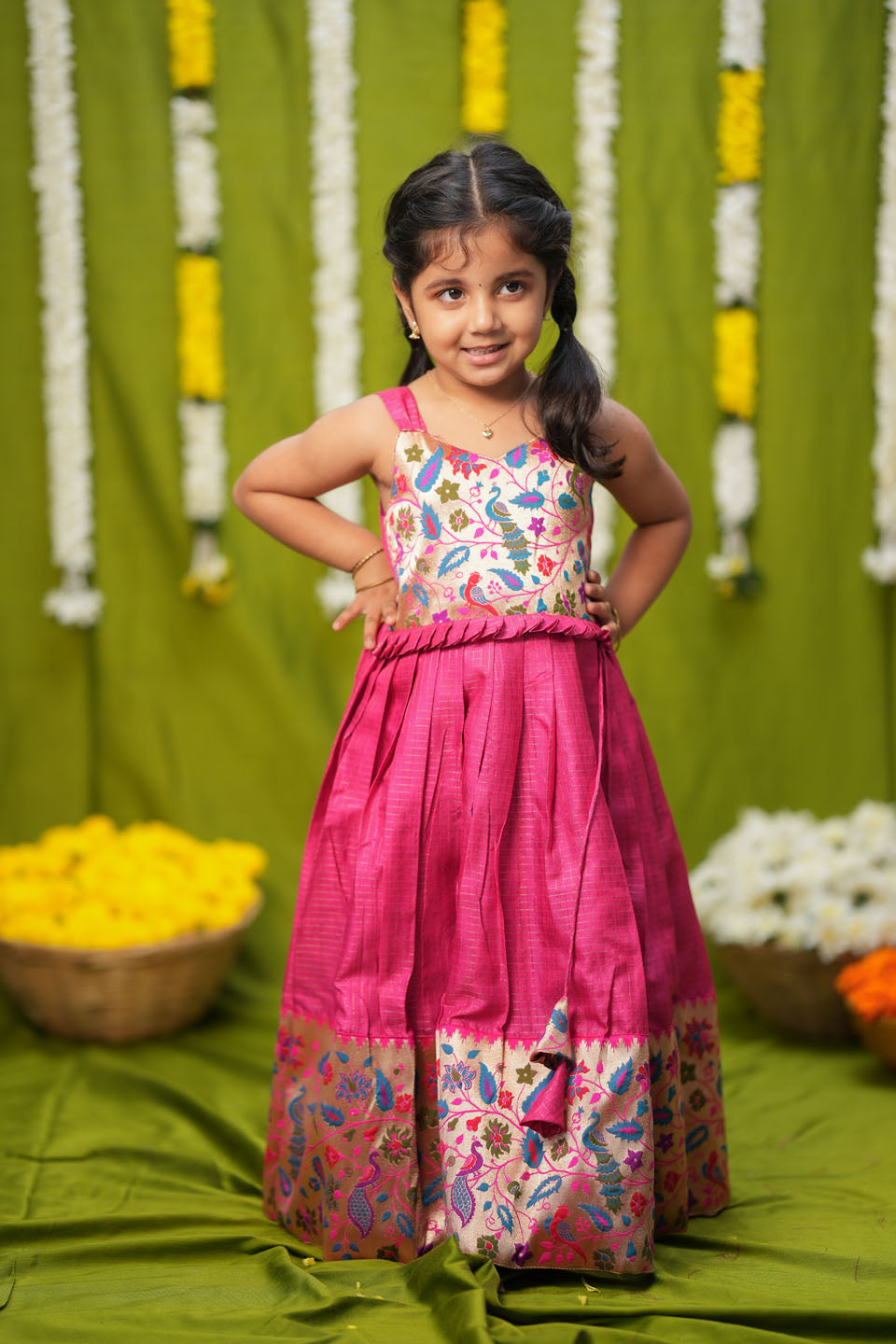 Bianca Pink Frock Mini | Made to Order | SHOBITAM