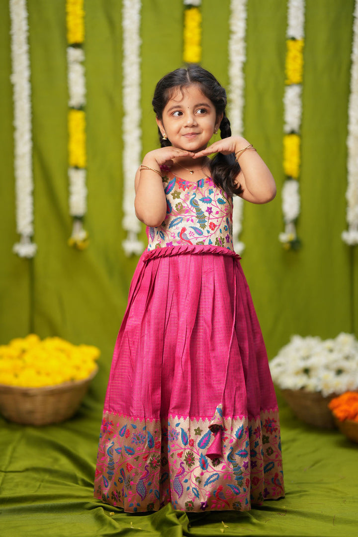 Bianca Pink Frock Mini | Made to Order | SHOBITAM