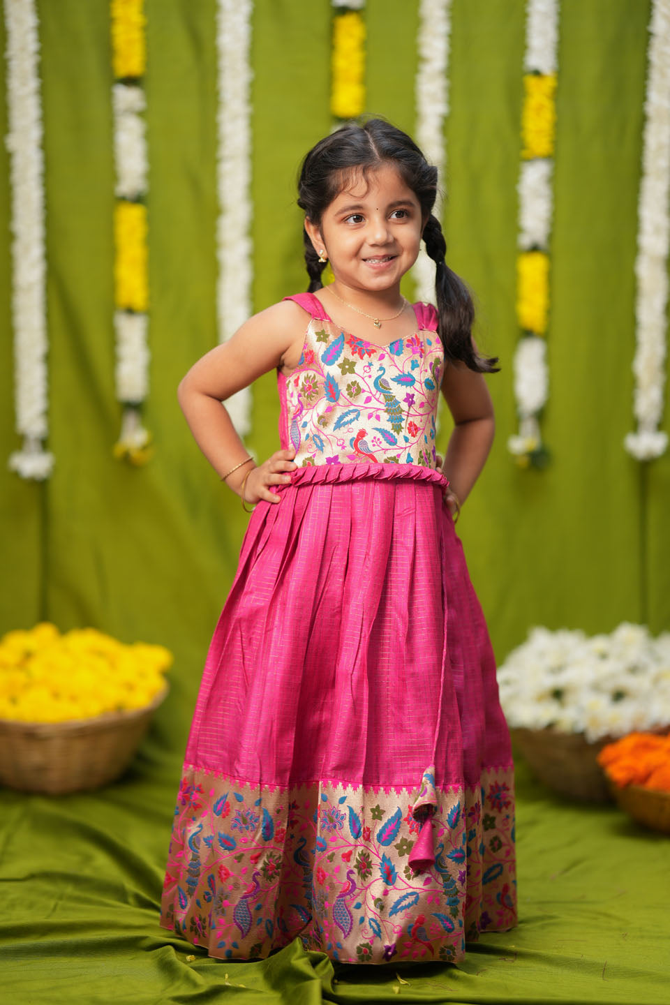 Bianca Pink Frock Mini | Made to Order | SHOBITAM