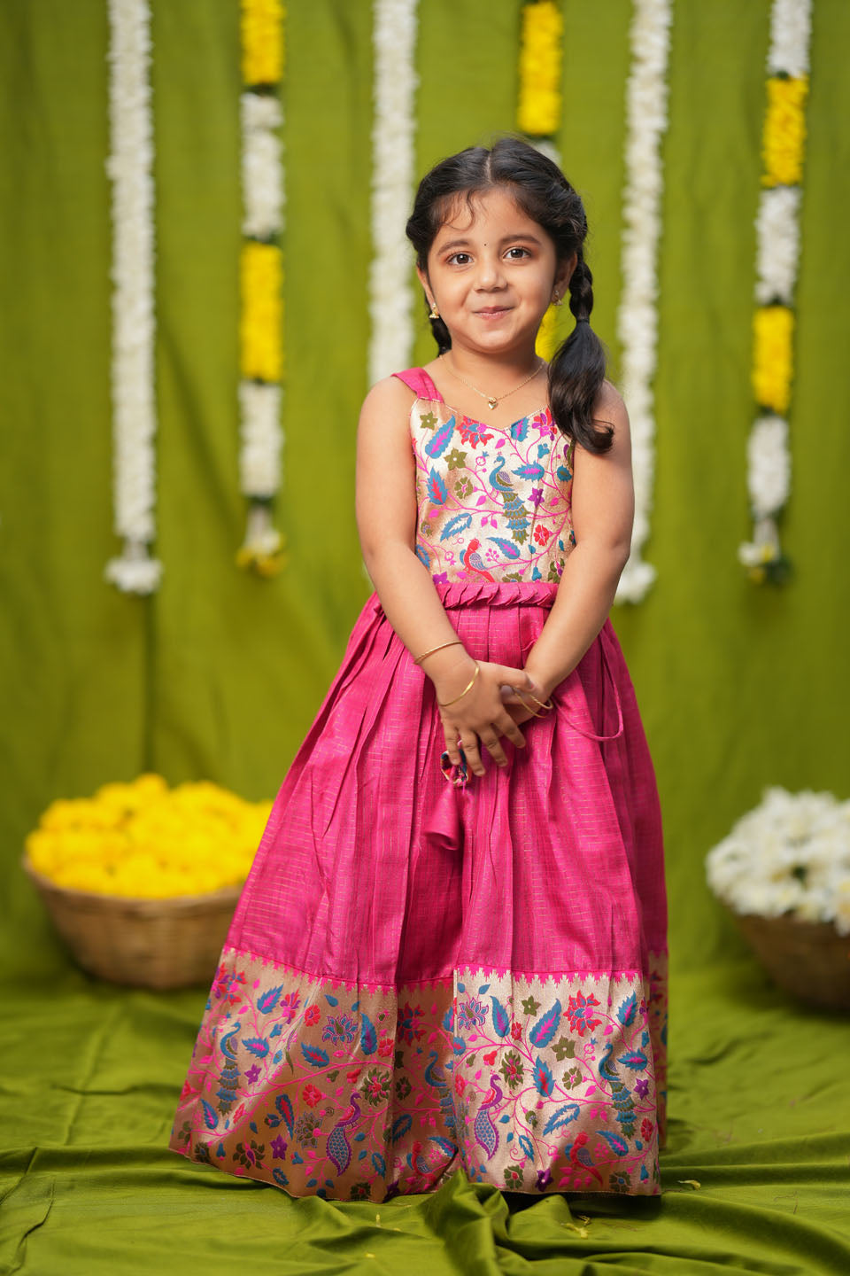Bianca Pink Frock Mini | Made to Order | SHOBITAM