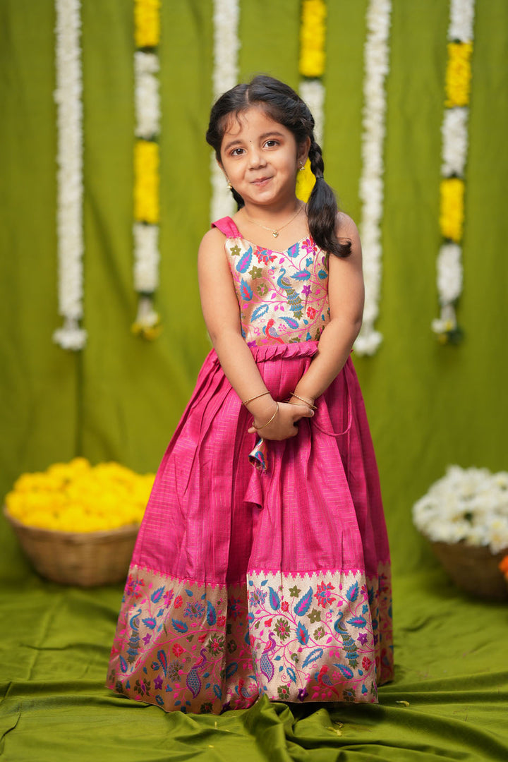 Bianca Pink Frock Mini | Made to Order | SHOBITAM