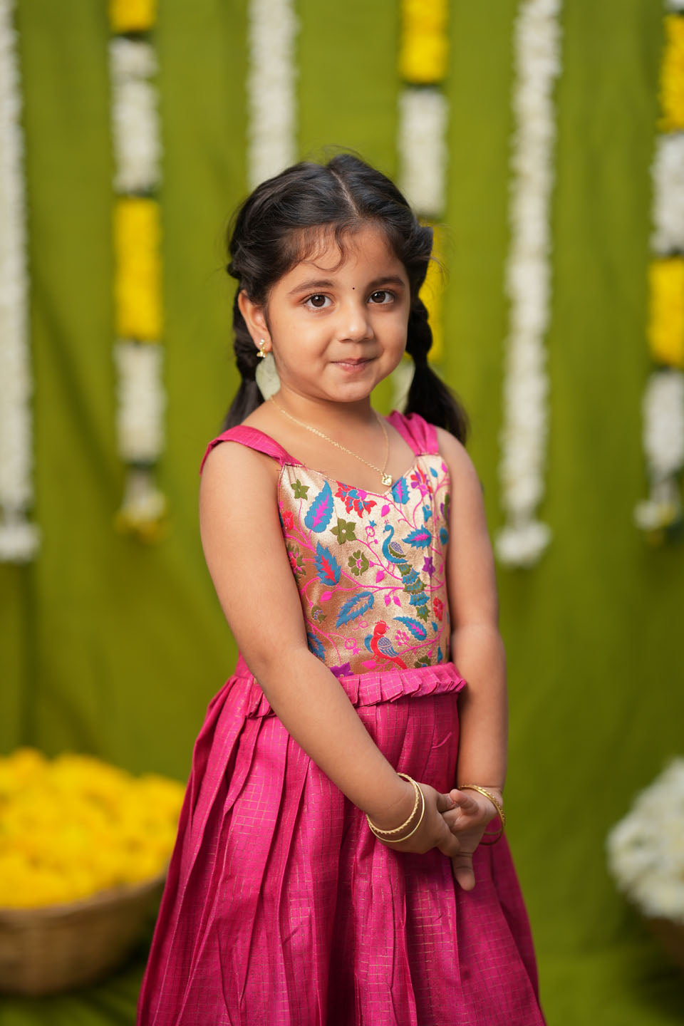 Bianca Pink Frock Mini | Made to Order | SHOBITAM