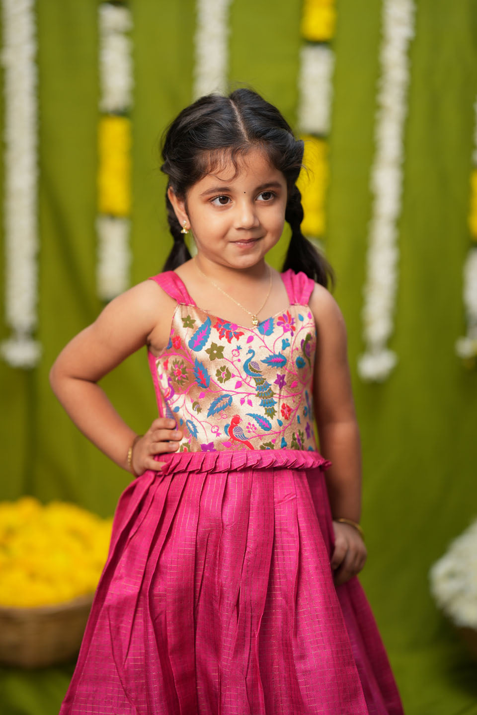 Bianca Pink Frock Mini | Made to Order | SHOBITAM