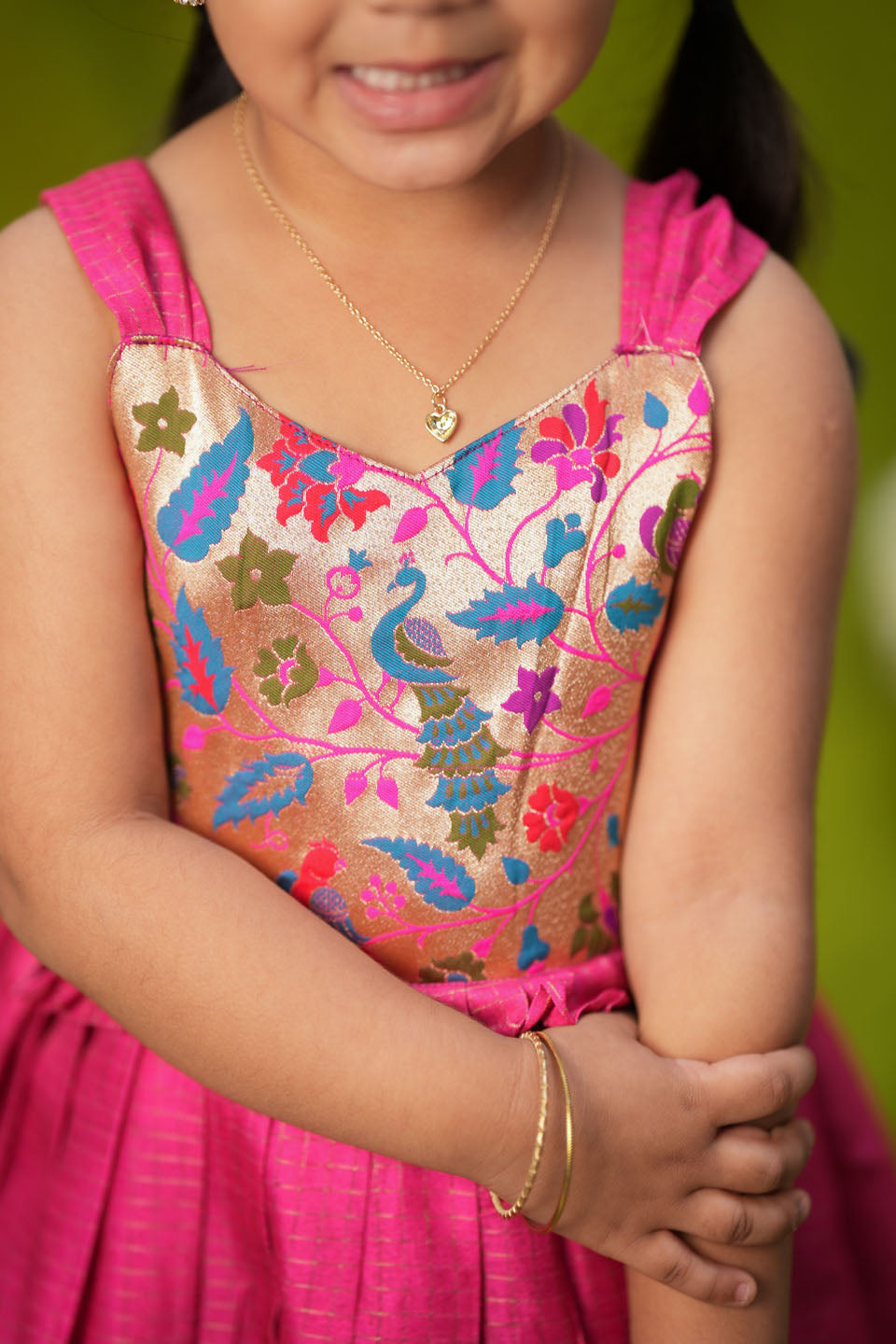 Bianca Pink Frock Mini | Made to Order | SHOBITAM
