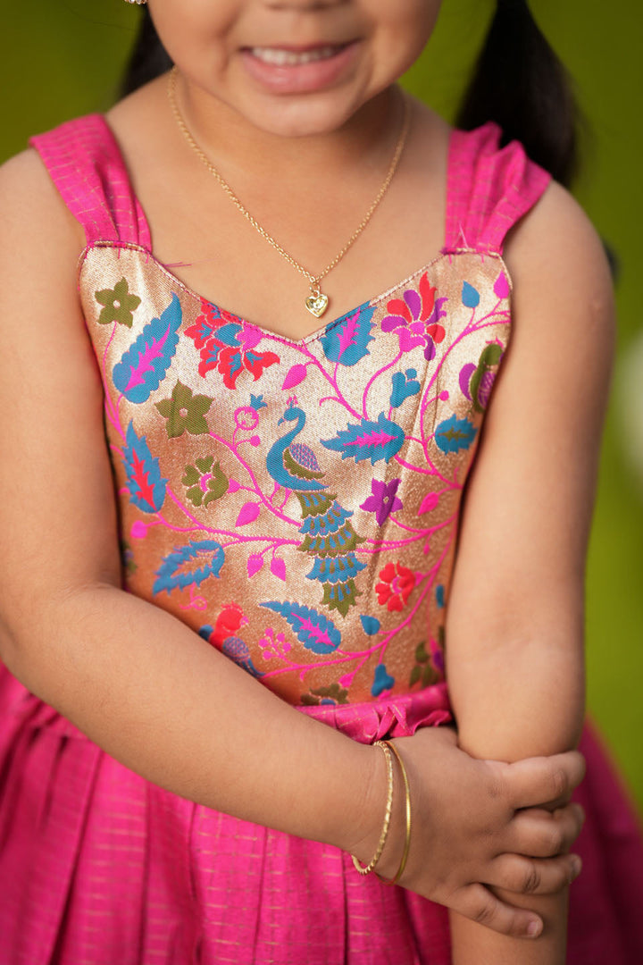 Bianca Pink Frock Mini | Made to Order | SHOBITAM