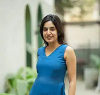 Nandhitha Teal Kurta and Pant Set ( Set of 2)