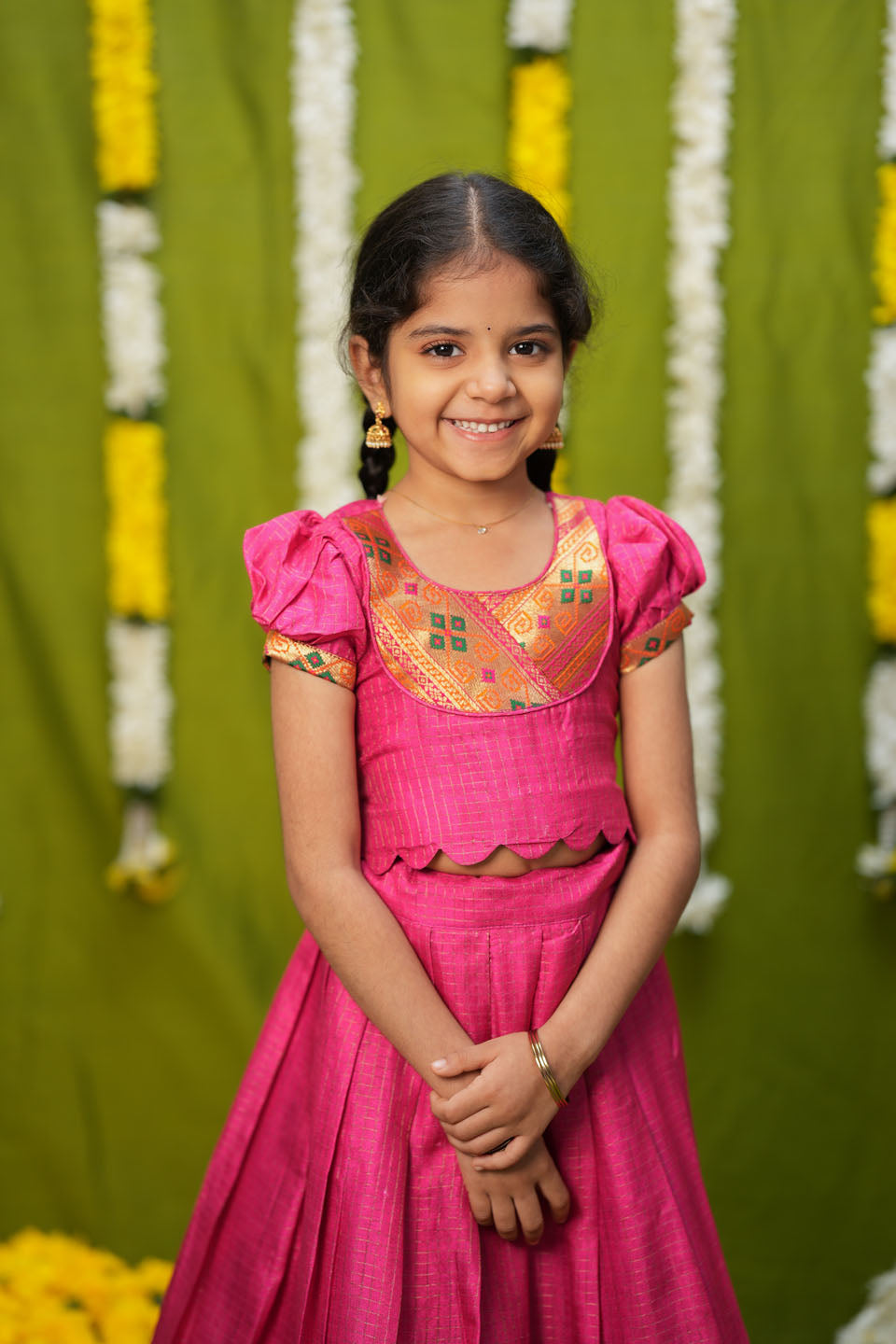 Hamsini Pink lehenga mini | Made to Order | SHOBITAM