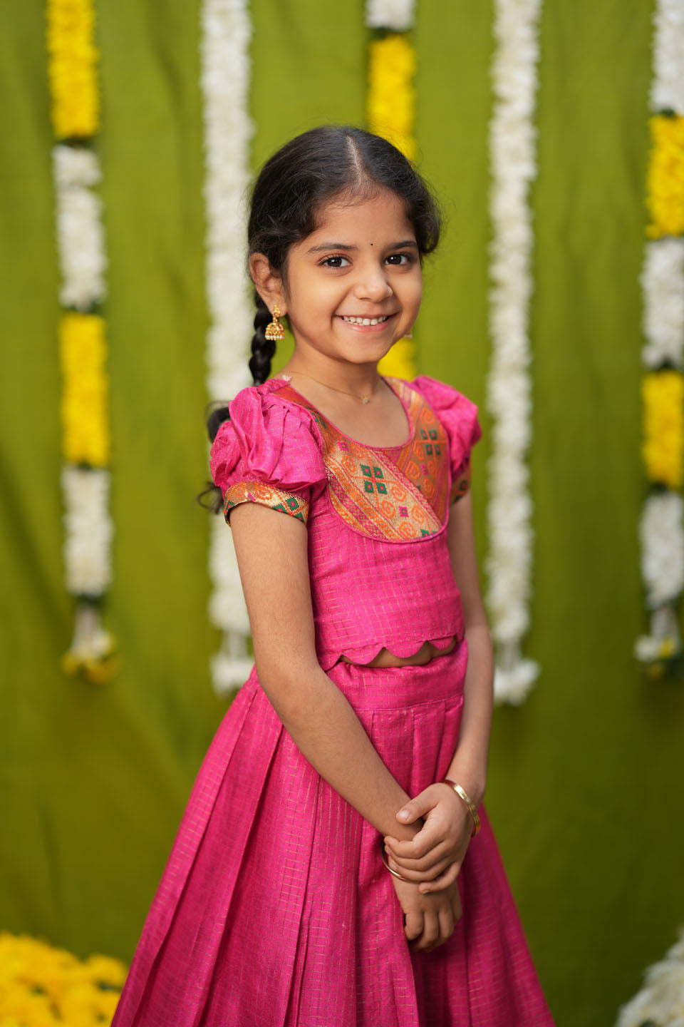 Hamsini Pink lehenga mini | Made to Order | SHOBITAM